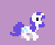 Size: 93x78 | Tagged: safe, artist:pix3m, rarity, g4, animated, female, galloping, lowres, pixel art, running, solo, sprite
