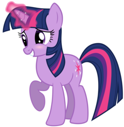 Size: 4000x4089 | Tagged: safe, artist:lixr, twilight sparkle, pony, unicorn, g4, blushing, embarrassed, female, magic, simple background, solo, transparent background, unicorn twilight, vector