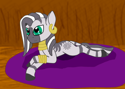 Size: 1024x729 | Tagged: safe, artist:roboponylove, zecora, zebra, g4, digital art, female, long mane, solo, wet mane