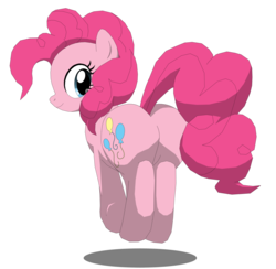 Size: 5000x4888 | Tagged: safe, artist:xniclord789x, pinkie pie, g4, absurd resolution, balloonbutt, butt, female, plot, simple background, solo, transparent background