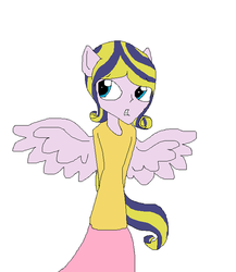 Size: 500x576 | Tagged: safe, oc, oc only, oc:princess twila, ask princess twila, equestria girls, g4, 1000 hours in ms paint, alicorn oc, ask, equestria girls-ified, ms paint, offspring, parent:prince blueblood, parent:twilight sparkle, parents:twiblood, simple background, solo, tumblr