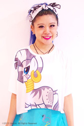 Size: 400x600 | Tagged: safe, zecora, human, zebra, g4, clothes, photo