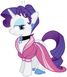 Size: 5205x6000 | Tagged: safe, artist:andypriceart, artist:masem, idw, rarity, pony, unicorn, g4, micro-series #3, my little pony micro-series, absurd resolution, alternate hairstyle, choker, clothes, comic, dress, earring, female, idw showified, mare, simple background, solo, transparent background, vector