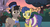 Size: 1366x738 | Tagged: safe, screencap, eleventh hour, masquerade, earth pony, pony, g4, my little pony: friendship is magic, sweet and elite, bowtie, clothes, dress, duo, female, hat, male, mare, stallion, top hat