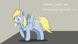 Size: 1920x1080 | Tagged: safe, artist:verminshy, derpy hooves, g4, 30 minute art challenge, female, science, solo