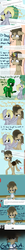 Size: 465x4699 | Tagged: safe, artist:lilliesinthegarden, derpy hooves, doctor whooves, time turner, oc, pegasus, pony, g4, ask, comic, crying, female, fountain, get out, male, mare, nurse, nurse turner, running, saddle bag, trap, tumblr