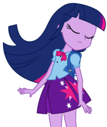 Size: 1382x1638 | Tagged: safe, artist:djseras, twilight sparkle, alicorn, human, equestria girls, g4, my little pony equestria girls, clothes, cutie mark on clothes, female, hair flip, pose, simple background, skirt, solo, transparent background, twilight sparkle (alicorn), twilight sparkle's skirt, vector