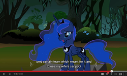 Size: 854x510 | Tagged: safe, screencap, princess luna, g4, youtube caption