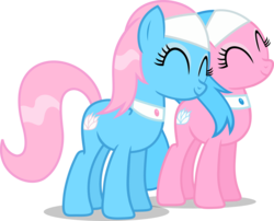 Size: 4751x3840 | Tagged: safe, artist:vector-brony, aloe, lotus blossom, earth pony, pony, g4, simple background, spa twins, transparent background, vector