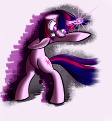 Size: 2000x2168 | Tagged: safe, artist:rex42, twilight sparkle, pony, g4, bipedal, magic