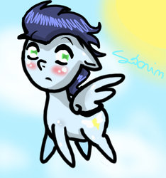 Size: 1024x1092 | Tagged: safe, artist:rd-fover, soarin', g4, male, pointy ponies, solo