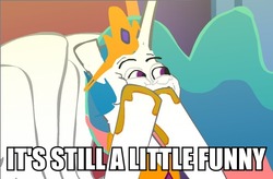 Size: 703x461 | Tagged: safe, princess celestia, g4, friendship is magic bitch, image macro, trollestia