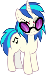 Size: 3676x6000 | Tagged: safe, artist:andy price, artist:masem, idw, dj pon-3, vinyl scratch, pony, unicorn, g4, absurd resolution, comic, cutie mark, female, glasses, hooves, horn, idw showified, looking at you, mare, simple background, solo, sunglasses, transparent background, vector