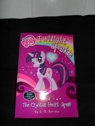 Size: 3456x4608 | Tagged: safe, twilight sparkle, g4, my little pony chapter books, my little pony: twilight sparkle and the crystal heart spell, book, merchandise