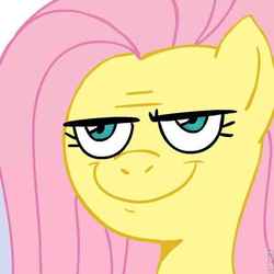 Size: 600x600 | Tagged: safe, fluttershy, g4, female, reaction image, solo