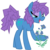 Size: 3000x3000 | Tagged: safe, artist:sunley, blue belle, earth pony, pony, g1, g4, bluebell (flower), female, flower, g1 to g4, generation leap, mare, simple background, solo, transparent background