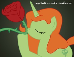 Size: 792x612 | Tagged: safe, artist:scribble, 30 minute art challenge, poison ivy, ponified, rose