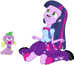 Size: 2000x1748 | Tagged: artist needed, source needed, safe, spike, twilight sparkle, dog, human, equestria girls, g4, my little pony equestria girls, clothes, exploitable meme, face swap, meme, not salmon, pleated skirt, simple background, skirt, spike the dog, transparent background, twilight the dog, twiscream, wat