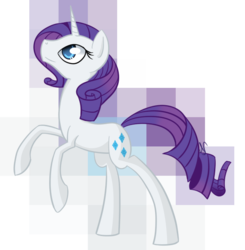 Size: 594x606 | Tagged: safe, artist:theemeraldthunder, rarity, g4, female, solo