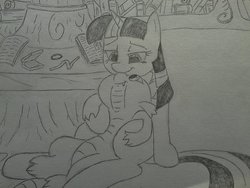 Size: 1024x768 | Tagged: safe, artist:vinylbase123, spike, twilight sparkle, g4, a day for spike and twilight, sketch, spikelove, traditional art