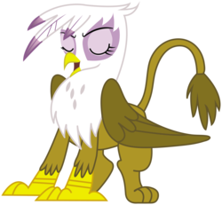 Size: 3900x3600 | Tagged: safe, artist:lookitslaurie, gilda, griffon, g4, griffon the brush off, female, high res, simple background, solo, transparent background, vector