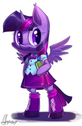 Size: 2136x3280 | Tagged: safe, artist:jggjqm522, twilight sparkle, pony, equestria girls, g4, bipedal, clothes, equestria girls outfit, female, simple background, solo, transparent background