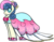 Size: 1711x1340 | Tagged: safe, artist:bigbuxart, bon bon, sweetie drops, earth pony, pony, g4, clothes, dress, female, mare, simple background, solo, transparent background