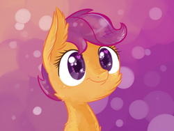 Size: 1024x768 | Tagged: safe, artist:kyaokay, scootaloo, g4, female, solo