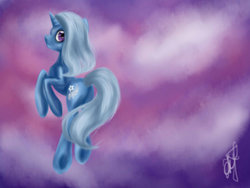 Size: 1024x768 | Tagged: safe, artist:vasilisavishnevskaya, trixie, pony, unicorn, g4, female, mare, solo