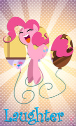 Size: 400x659 | Tagged: safe, artist:bunnimation, pinkie pie, g4, female, laughing, solo