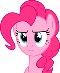 Size: 6000x7301 | Tagged: safe, artist:mactavish1996, pinkie pie, a friend in deed, g4, season 2, absurd resolution, female, simple background, solo, transparent background, vector