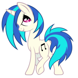 Size: 5000x5010 | Tagged: dead source, safe, artist:tzolkine, dj pon-3, vinyl scratch, pony, unicorn, g4, absurd resolution, butt, cutie mark, female, hooves, horn, mare, plot, simple background, smiling, solo, transparent background, vector