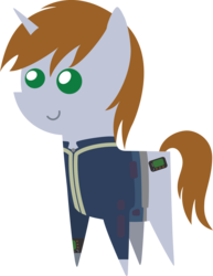 Size: 1024x1323 | Tagged: dead source, safe, artist:darkarcher98, oc, oc only, oc:littlepip, pony, unicorn, fallout equestria, clothes, cutie mark, fanfic, fanfic art, female, hooves, horn, jumpsuit, mare, pipbuck, pointy ponies, simple background, smiling, solo, transparent background, vault suit