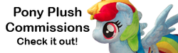 Size: 300x90 | Tagged: artist needed, safe, rainbow dash, g4, advertisement, irl, photo, plushie