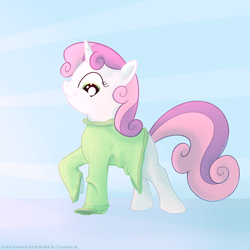 Size: 1000x1000 | Tagged: safe, artist:cheshiresdesires, sweetie belle, g4, clothes, sweater