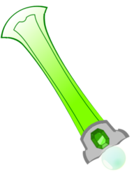 Size: 368x480 | Tagged: safe, gem, jade, no pony, simple background, sword, transparent background, vector