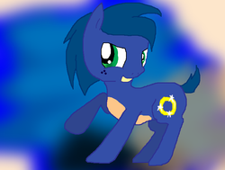 Size: 725x547 | Tagged: safe, artist:cocoasnowflakes, pony, male, ponified, solo, sonic the hedgehog, sonic the hedgehog (series)