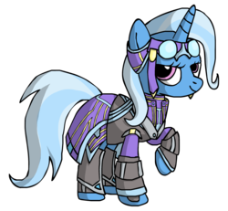 Size: 2000x1850 | Tagged: safe, artist:clamdiggydiggy, trixie, g4, armor