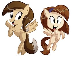 Size: 1000x800 | Tagged: safe, artist:ric-m, oc, oc only, oc:maggie, oc:sammy, pegasus, pony