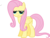 Size: 8147x6128 | Tagged: safe, artist:themidgetgoat, fluttershy, g4, absurd resolution, fluttershy is not amused, simple background, transparent background, unamused, vector