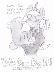Size: 517x687 | Tagged: safe, artist:evangle, silver spanner, anthro, g4, 30 minute art challenge, parody, wrench