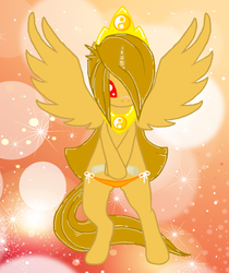 Size: 516x613 | Tagged: safe, artist:princess amity, oc, oc only, alicorn, pony, alicorn oc, blushing, clothes, panties, scroll, shy, standing, underwear, yin-yang