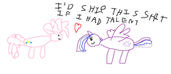 Size: 1008x440 | Tagged: safe, pinkie pie, twilight sparkle, g4, female, lesbian, paint, ship:twinkie, shipping