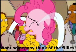 Size: 500x343 | Tagged: safe, edit, pinkie pie, g4, crying, filly, male, mrs. lovejoy, pinkie cry, the simpsons