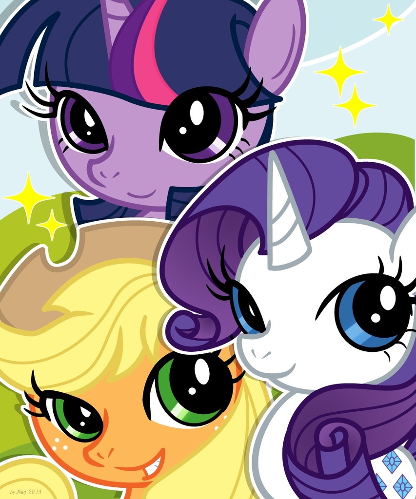 314598 Safe Artist Sechst Himmel Applejack Rarity Twilight