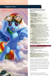 Size: 703x940 | Tagged: safe, rainbow dash, g4, dungeons and dragons, goggles, rpg, text