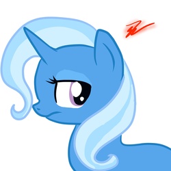 Size: 4032x4032 | Tagged: safe, artist:zoruaawesome, trixie, g4, absurd resolution, unamused