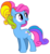 Size: 4748x5158 | Tagged: safe, artist:tzolkine, rainbow dash (g3), earth pony, pony, g3, g3.5, g4, absurd resolution, curly hair, curly mane, curly tail, cute, female, g3 dashabetes, g3 to g4, g3.5 to g4, generation leap, mare, multicolored hair, multicolored mane, multicolored tail, open mouth, open smile, ponytail, rainbow hair, rainbow tail, simple background, smiling, tail, transparent background, vector