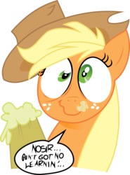 Size: 5564x7507 | Tagged: safe, artist:andy price, artist:artitsmagic, applejack, g4, absurd resolution, cider, speech bubble