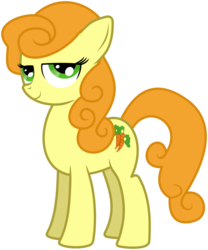 Size: 4992x6000 | Tagged: safe, artist:andypriceart, artist:masem, idw, carrot top, golden harvest, pony, g4, absurd resolution, female, idw showified, simple background, solo, transparent background, vector